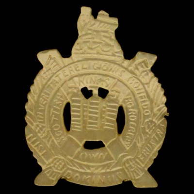 Lot 175 - A Kings Own Scottish Borderers mother-of-pearl...