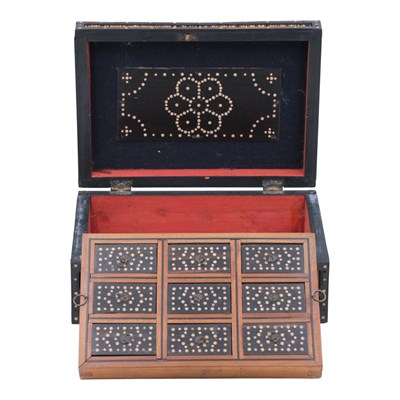 Lot 991 - A late 19th Century Anglo-Indian ebony and...
