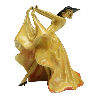 Lot 1113 - A Wade Cellulose Art Deco Jeanette figurine,...