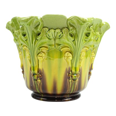 Lot 1085 - A late 19th Century Bretby majolica pottery...