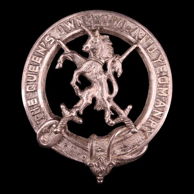 Lot 124 - A Queen's Own Lowland Yeomanry piper's...