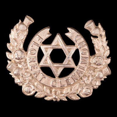 Lot 135 - A Glenalmond College OTC glengarry badge, 4.6...