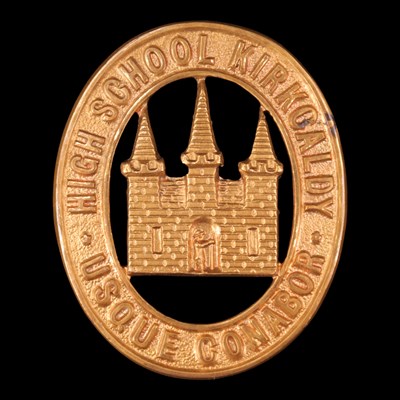 Lot 138 - A High School Kirkcaldy OTC glengarry badge, 4....