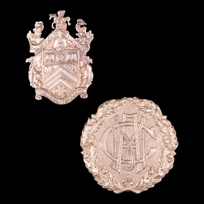 Lot 145 - Two Morrison's Academy OTC glengarry badges,...