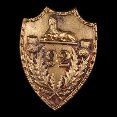 Lot 160 - A Victorian 92nd (Gordon Highlanders) Regiment...