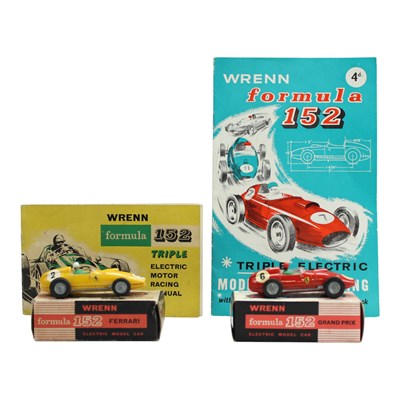 Lot 889 - Two Wrenn formula 152 electric model racing...