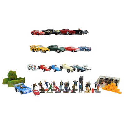 Lot 892 - A quantity of electric slot racing toy cars,...