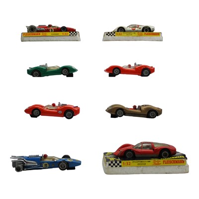 Lot 895 - A quantity of Fleischmann electric slot racing...
