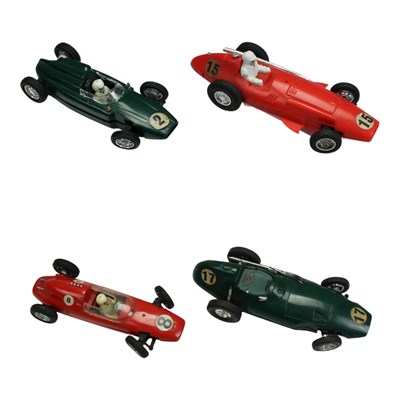 Lot 896 - Four Airfix electric slot racing toy cars