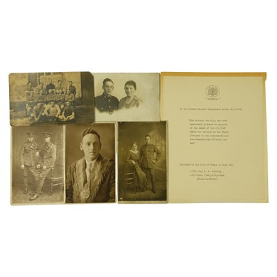 Lot 344 - A group of Great War and later photographs etc,...