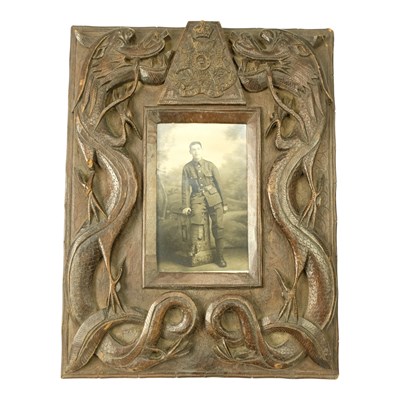 Lot 371 - A photographic portrait of a Great War soldier...