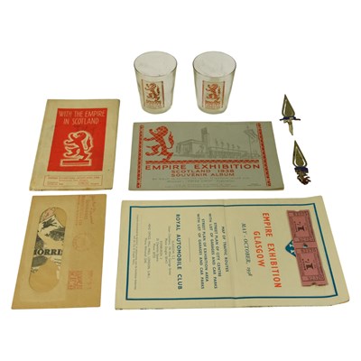 Lot 671 - A group of souvenirs of the 1938 Empire...