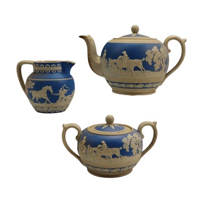 Lot 1094 - A late 19th Century Copeland Spode "Jasperware"...