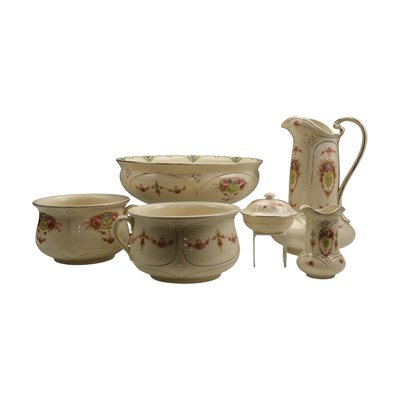 Lot 1044 - An Edwardian Crown Devon "Lune" pattern...