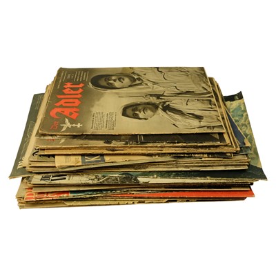 Lot 275 - A group of German Third Reich magazines,...