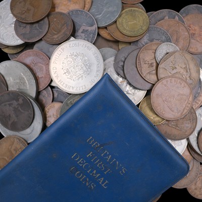 Lot 632 - A group of GB and world base metal coins