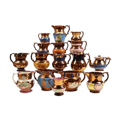 Lot 1023 - A collection of ten Victorian Staffordshire...