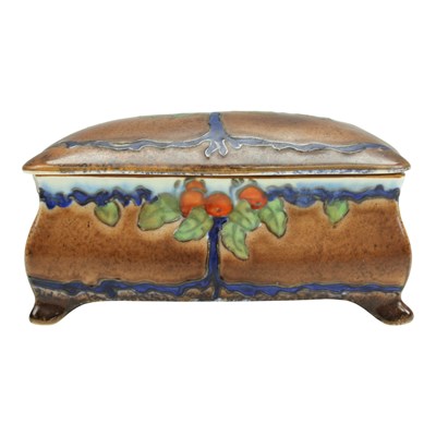 Lot 1061 - A Crown Devon Art Nouveau tube-lined "Cherry...