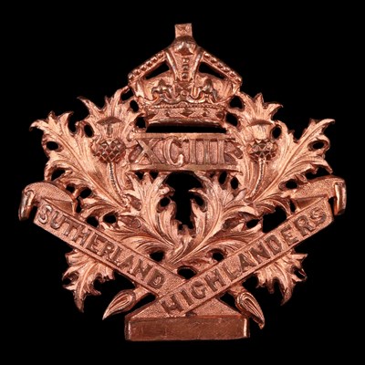 Lot 107 - A Victorian 93rd (Sutherland Highlanders)...