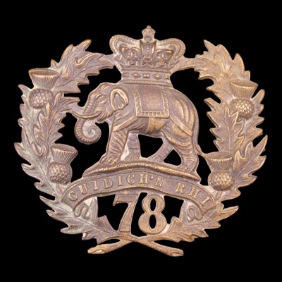 Lot 111 - A Victorian 78th (Ross-shire Buffs) Regiment...