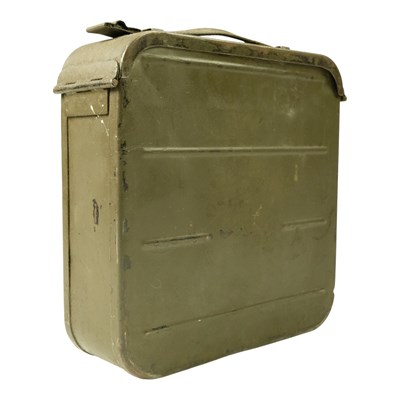 Lot 463 - A Russian Maxim machine gun ammunition box