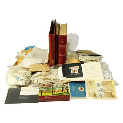 Lot 656 - Three albums of world stamps, together with a...