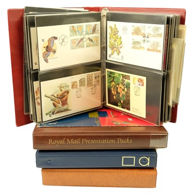 Lot 657 - Four albums of First Day stamp covers,...
