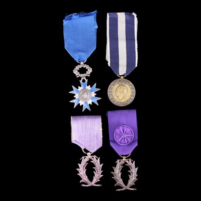 Lot 22 - A French National Order of Merit together with...