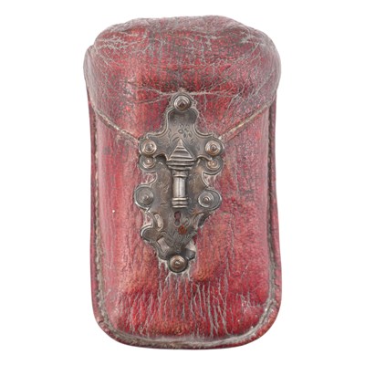 Lot 825 - An 18th Century silver-mounted etui or...