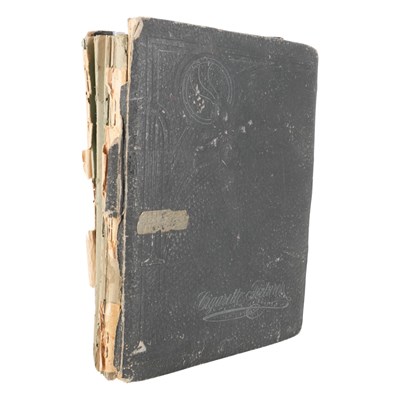 Lot 580 - A folder of cigarette cards, including Wills...