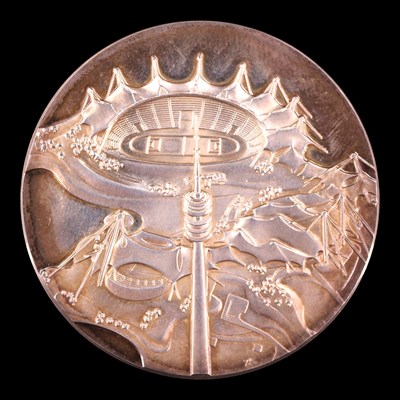 Lot 1188 - A cased 1972 Munich Olympic Games silver...