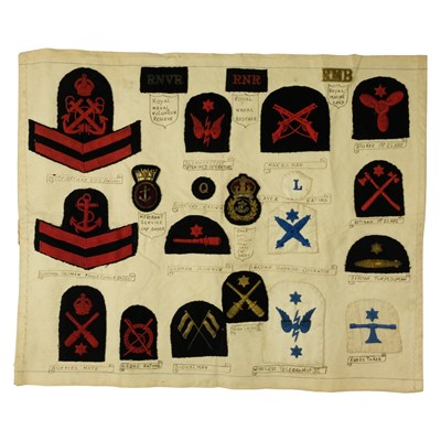 Lot 228 - A group of Great War and later Royal Navy...