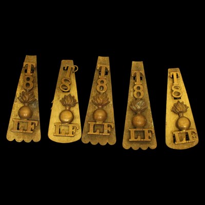 Lot 182 - Five Great War 8th Lancashire Fusiliers...