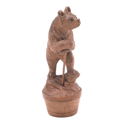 Lot 984 - An early 20th Century Black Forest carved-wood...