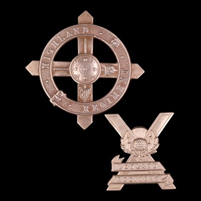 Lot 167 - Second World War Highland and Lowland Regiment...
