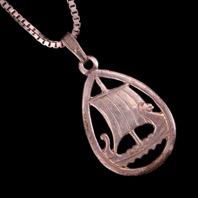 Lot 1380 - A vintage Shetland Silvercraft Sterling...