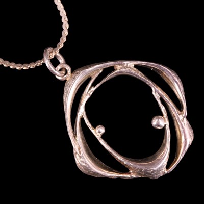 Lot 1383 - An early 1970s Finnish Modernist white metal...