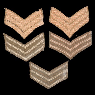 Lot 229 - A set of Great War British Army sergeant's...