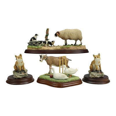 Lot 1134 - A Border Fine Arts models "Brave Boys", A6863,...