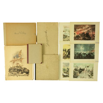 Lot 285 - Two German Third Reich printed sketchbooks of...