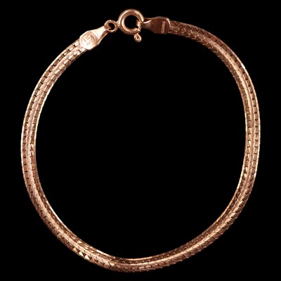 Lot 1389 - A vintage Italian 9 ct yellow metal...
