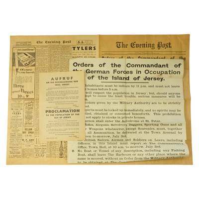 Lot 292 - Three German Third Reich occupation of the...