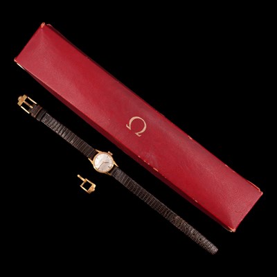 Lot 1481 - A boxed 1960s Omega lady's wristwatch, having...