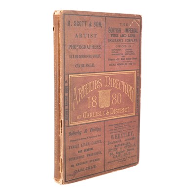 Lot 484 - "Arthur's 1880 Directory of Carlisle, with a...