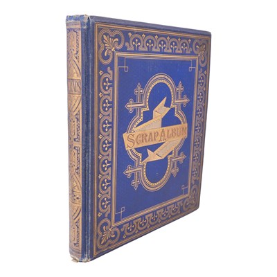Lot 564 - A Victorian scrap album belonging to Ruth E...