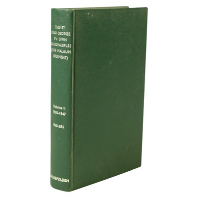 Lot 478 - Brigadier E VR Bellers, "The History of the...