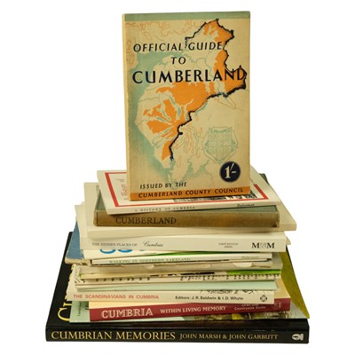 Lot 502 - A group of books on the histories of Cumbria...