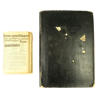 Lot 312 - A German Third Reich scrapbook together with a...