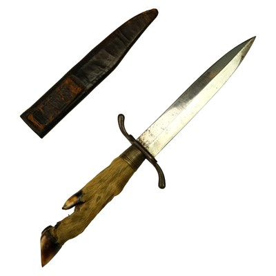 Lot 320 - An Imperial German hunting knife, having a...