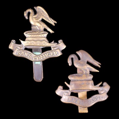 Lot 34 - Two Liverpool pals cap badges